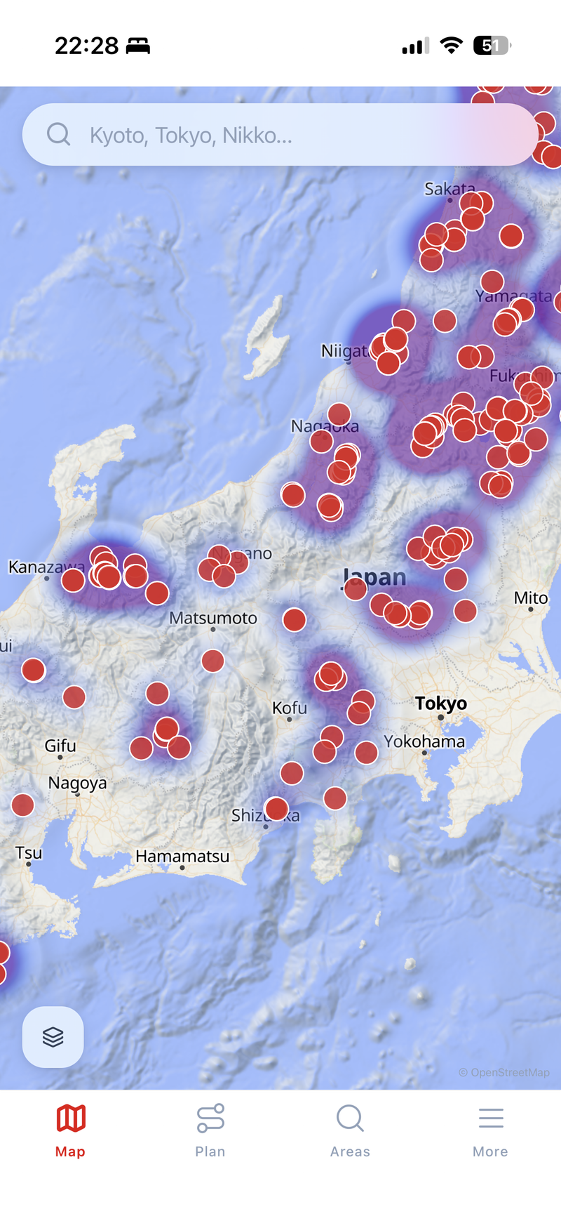Interactive Bear Map