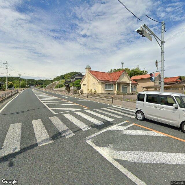 益田市遠田町の安田小学校前横断歩道, 島根県