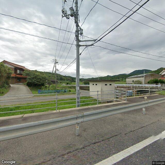 益田市喜阿弥町の喜阿弥バス停, 島根県
