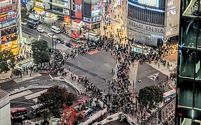 渋谷スクランブル交差点