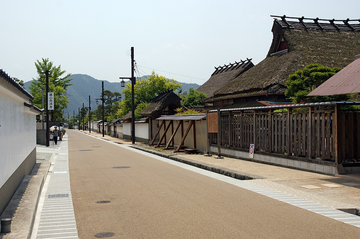 Tambasasayama City Preservation District for Groups of Historic Sasayama Buildings