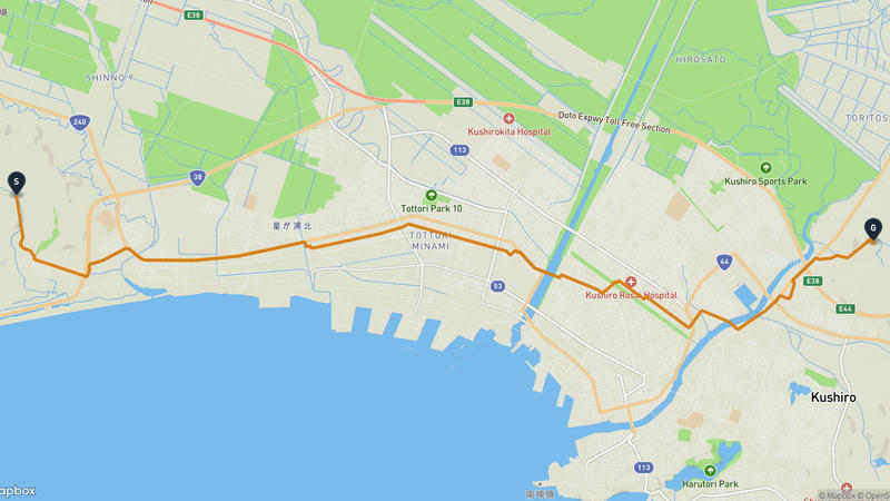 Kushiro to Kushiro Town Hiking Route