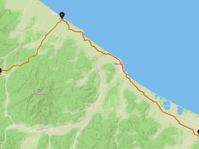 西興部村 → 湧別町