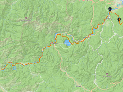 会津美里町 → 只見町