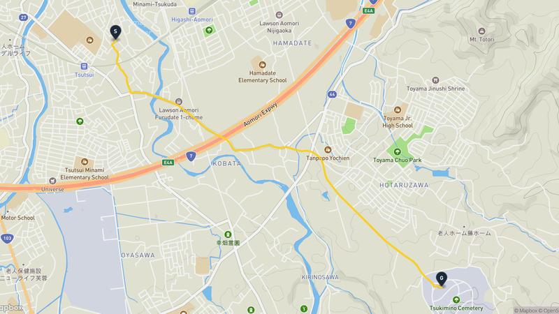 青森市 駕車路線