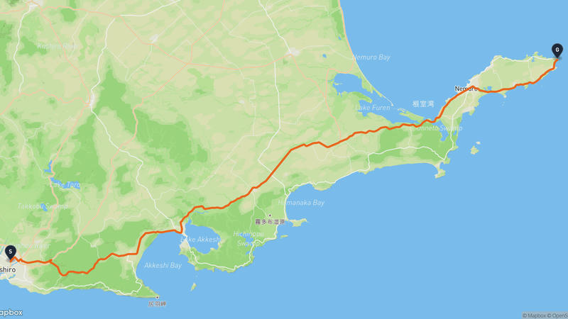 釧路市〜納沙布岬 ドライブルート