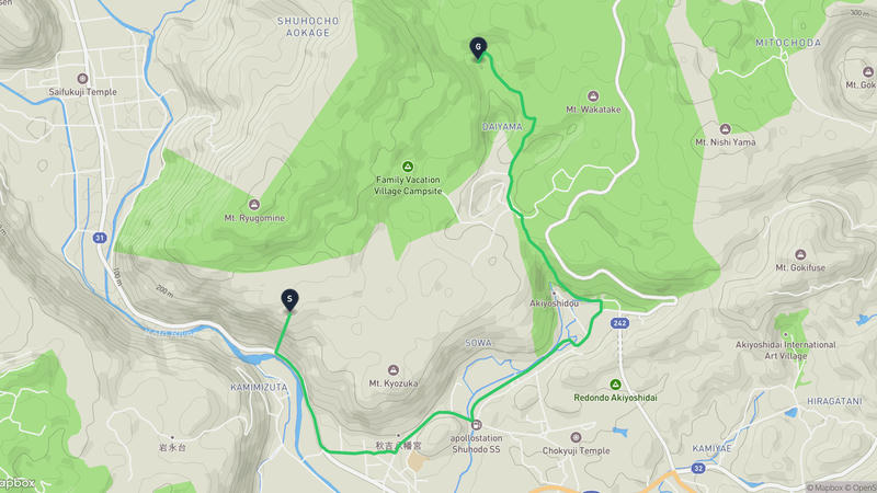 秋芳洞至秋吉台國定公園 登山路線