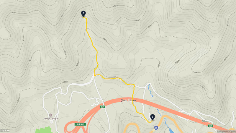 相模湖 登山路線