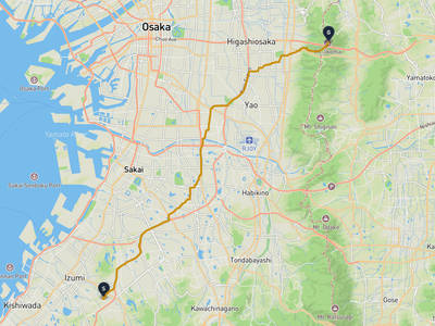 Izumi → Mount Ikoma