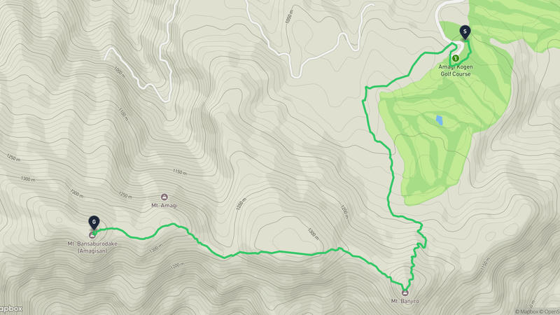 天城山 登山路線