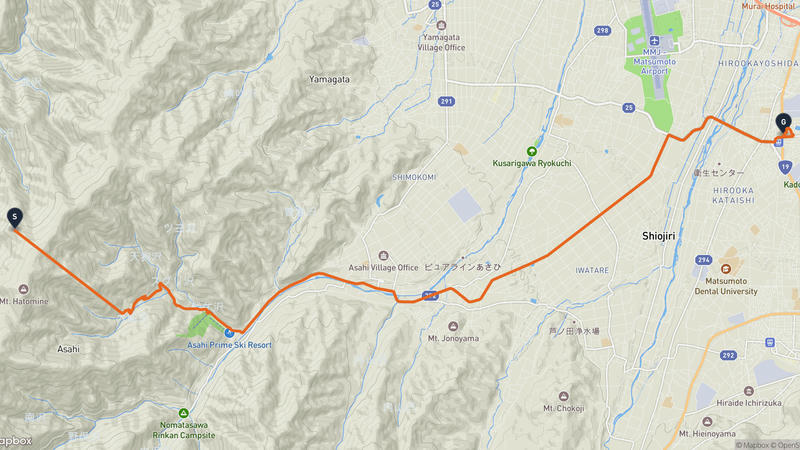 Matsumoto to Shiojiri Drive
