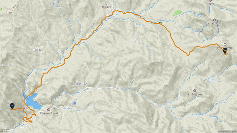 北杜市至瑞牆山 徒步路线