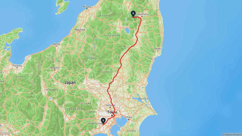 大和市至一切经山 驾车路线