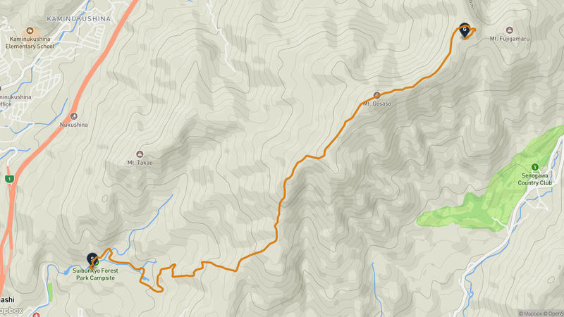 Fuchu Town to Higashi Ward, Hiroshima Hiking Route
