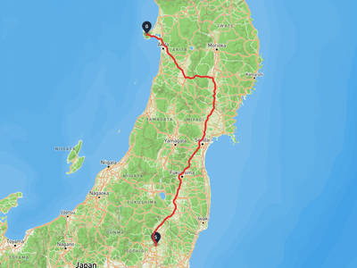 Sakura → Oga Peninsula