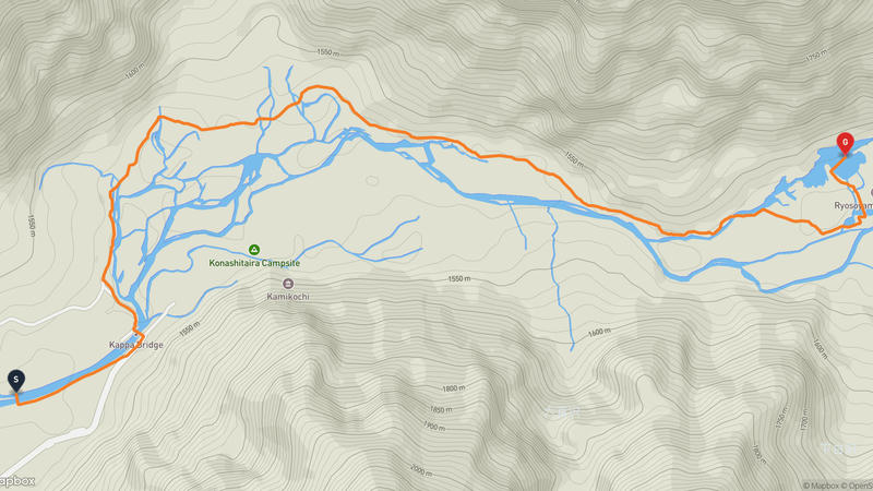 เส้นทางเดินป่า Kamikōchi-Matsumoto