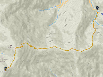 天川村 → 八經岳