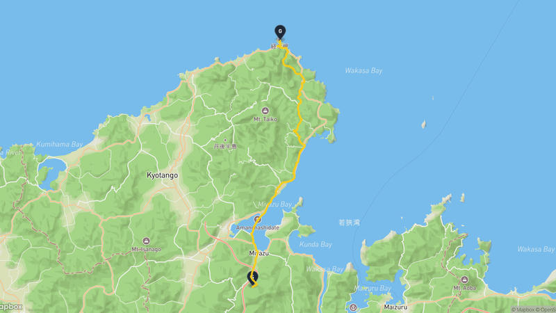 宮津市至京丹後市 登山路線