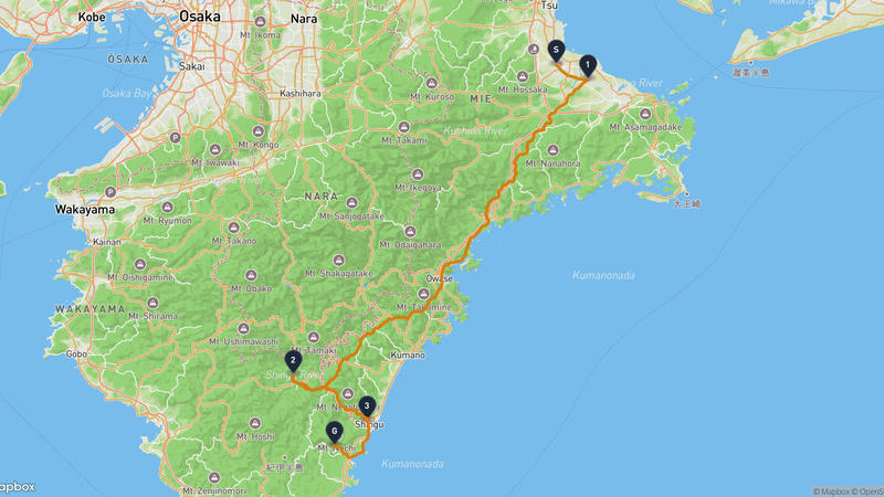 Keishō-ji Temple to Nachi Falls Hiking Route
