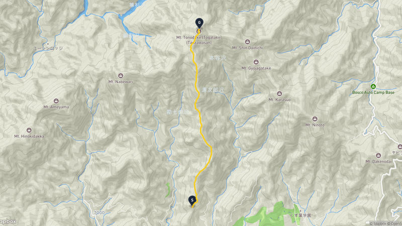 Hadano to Mount Tō Hiking Route
