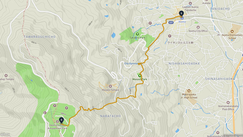 Mount Ikoma Hiking Route