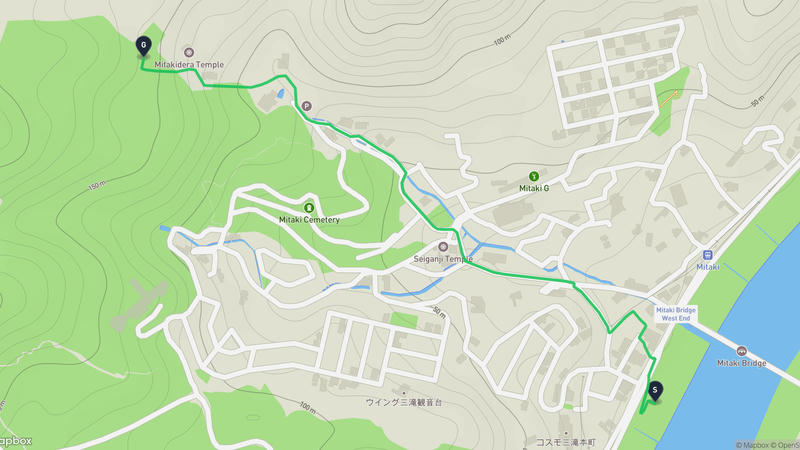廣島城至広島市西区 徒步路线