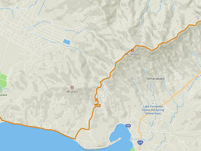 山中湖 → 道志村