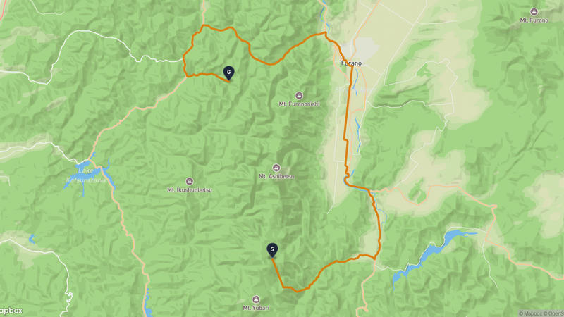 Minamifurano to Ashibetsu Hiking Route