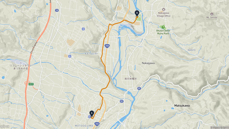 松川町〜中川村 ハイキングルート