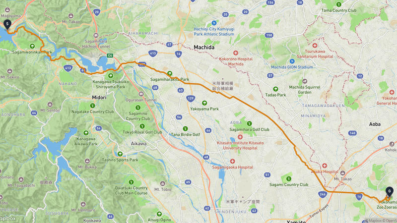 Lake Sagami to Zoorasia Hiking Route
