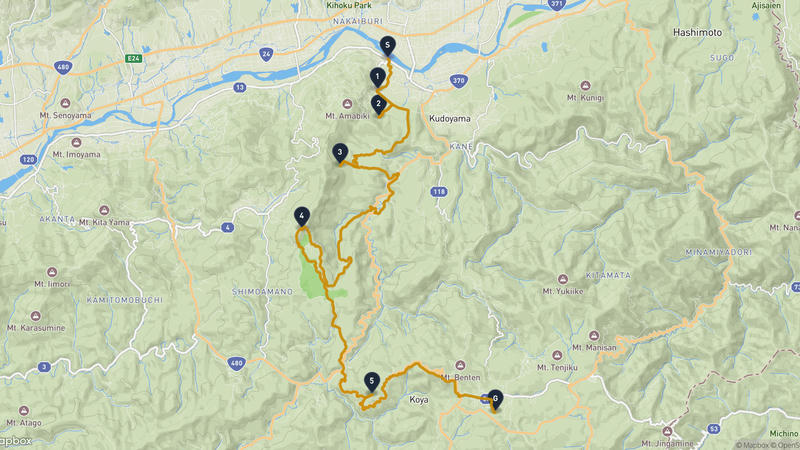 九度山町〜高野山 ハイキングルート
