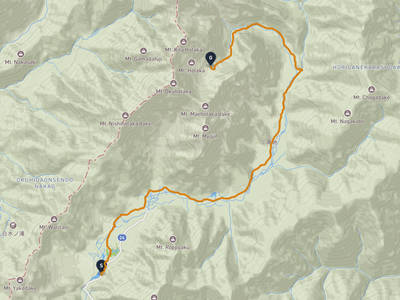 Kasumizawa take → Mount Hotakadake