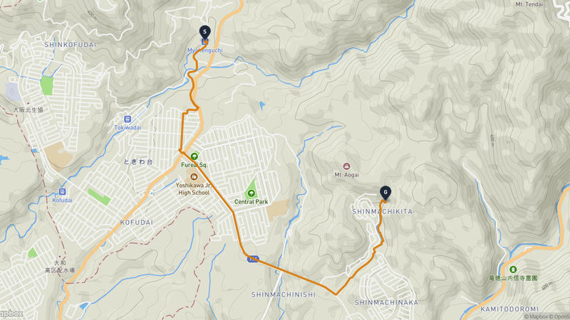 Toyono to Mino Hiking Route