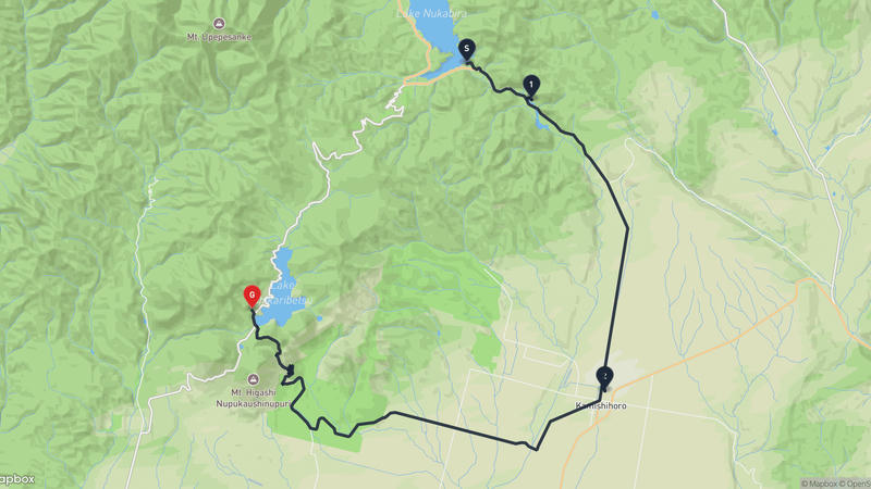 Kamishihoro to Shikaoi Hiking Route