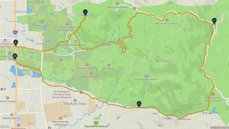 Nara National Museum Hiking Route