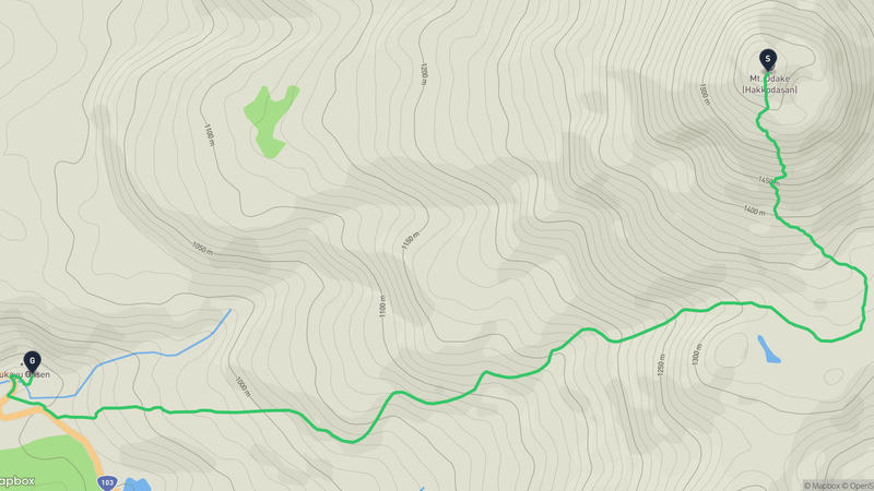 Hakkōda Mountains Hiking Route
