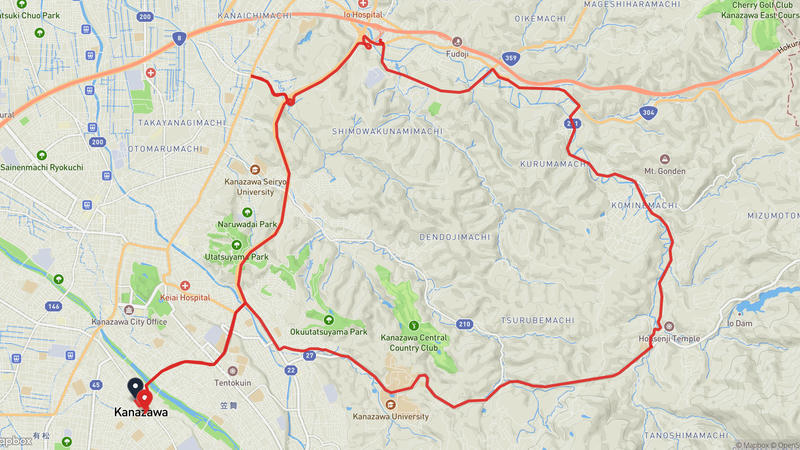 Great People of Kanazawa Memorial Museum Hiking Route