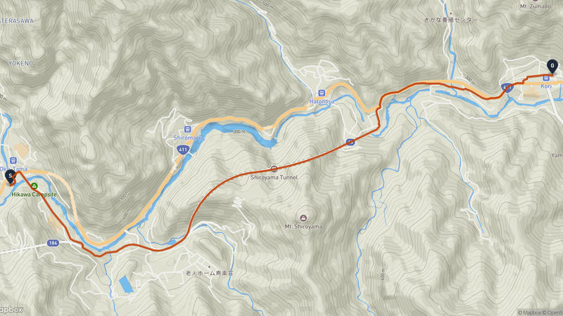 Okutama 하이킹 루트