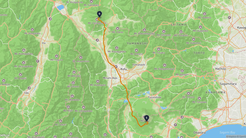 Mount Hōei to Mount Yoko (Southern Yatsugatake) Hiking Route