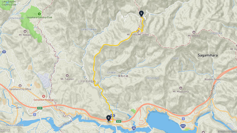 八王子市至相模原市緑区 登山路線