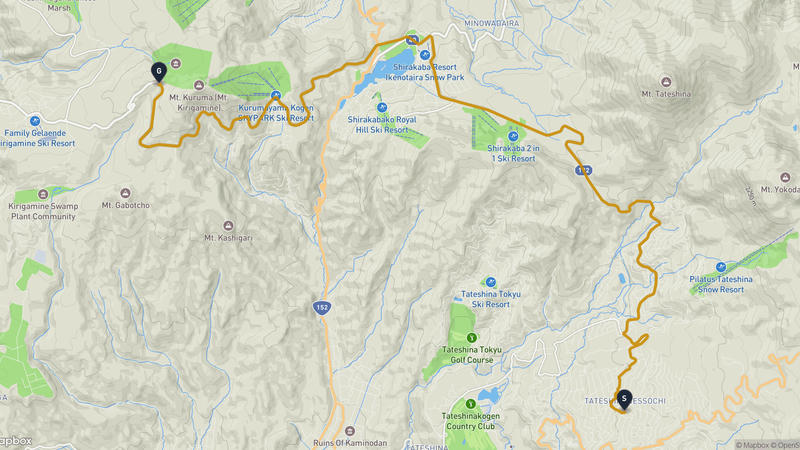 Chino to Mount Kirigamine Drive