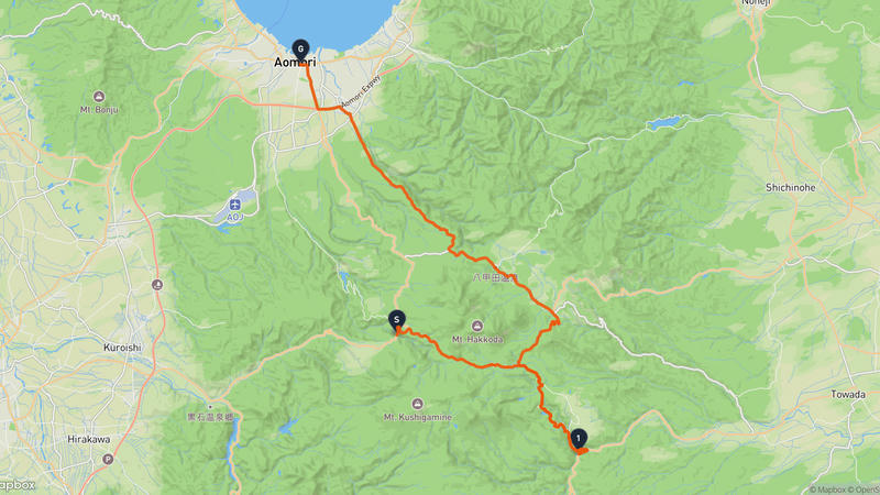 Sukayu Onsen to Aomori Prefecture Tourist Center Drive