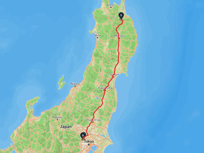 三戸町 → 狭山市