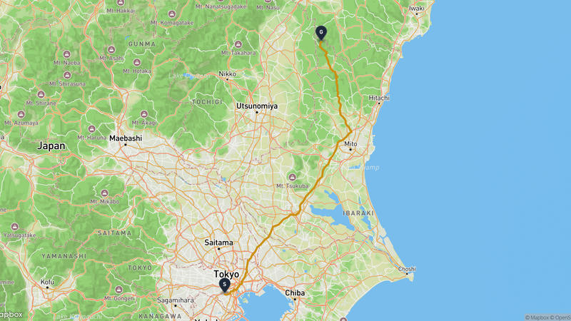 Himonya Park to Mount Yamizo Drive
