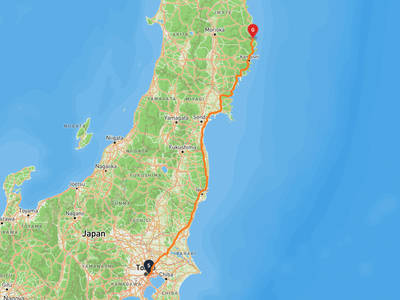 JP塔 → 宮古港