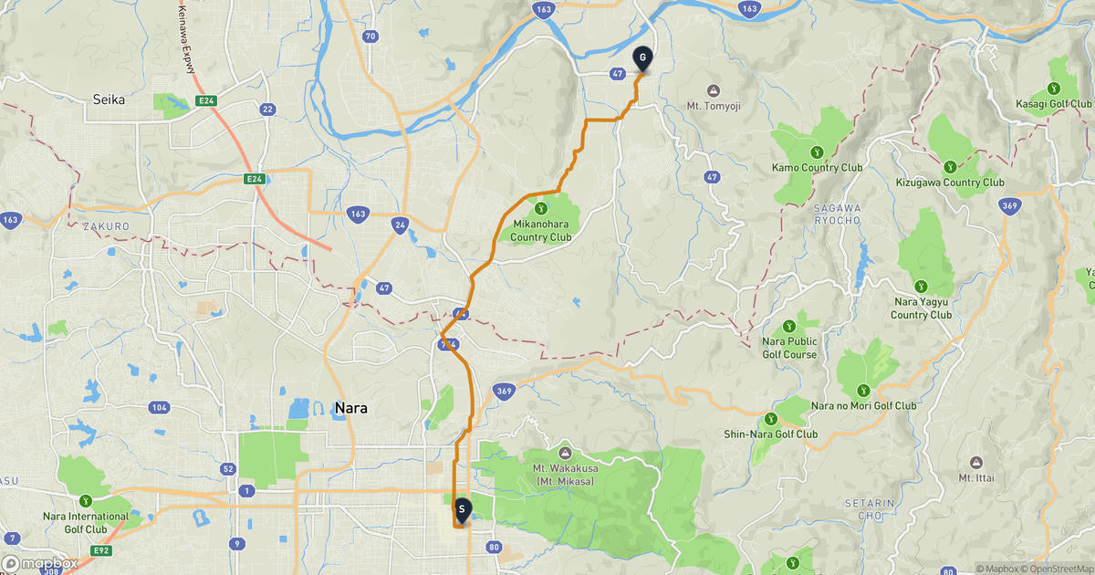 Gangō-ji Temple to Kizugawa Hiking Bear Sightings 2026 - 2 Recent