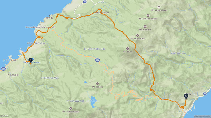 Rausu to Shari Hiking Route