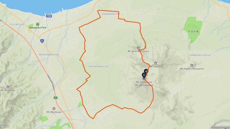 北海道駒岳 登山路線