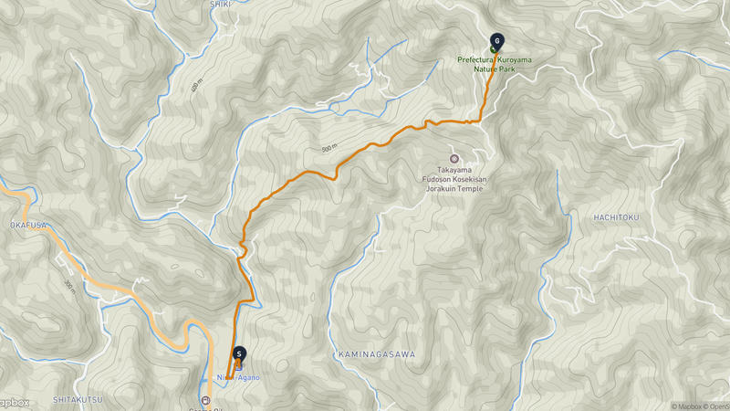 Hanno to Kanhassyu Miharashidai Hiking Route