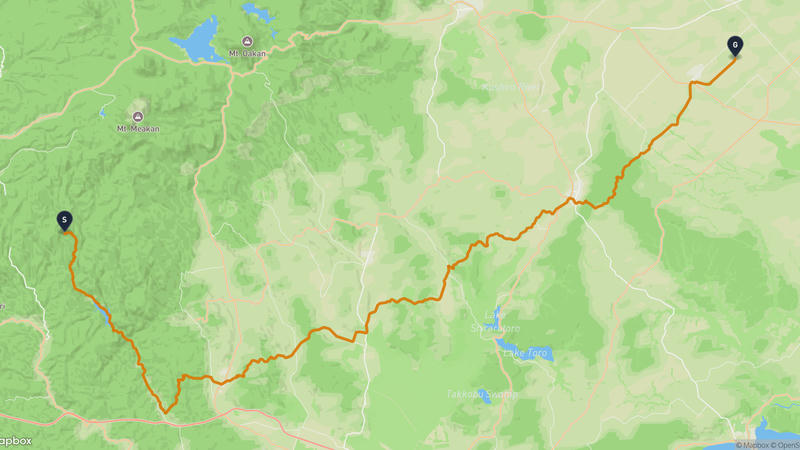 白糠町至別海町 徒步路线